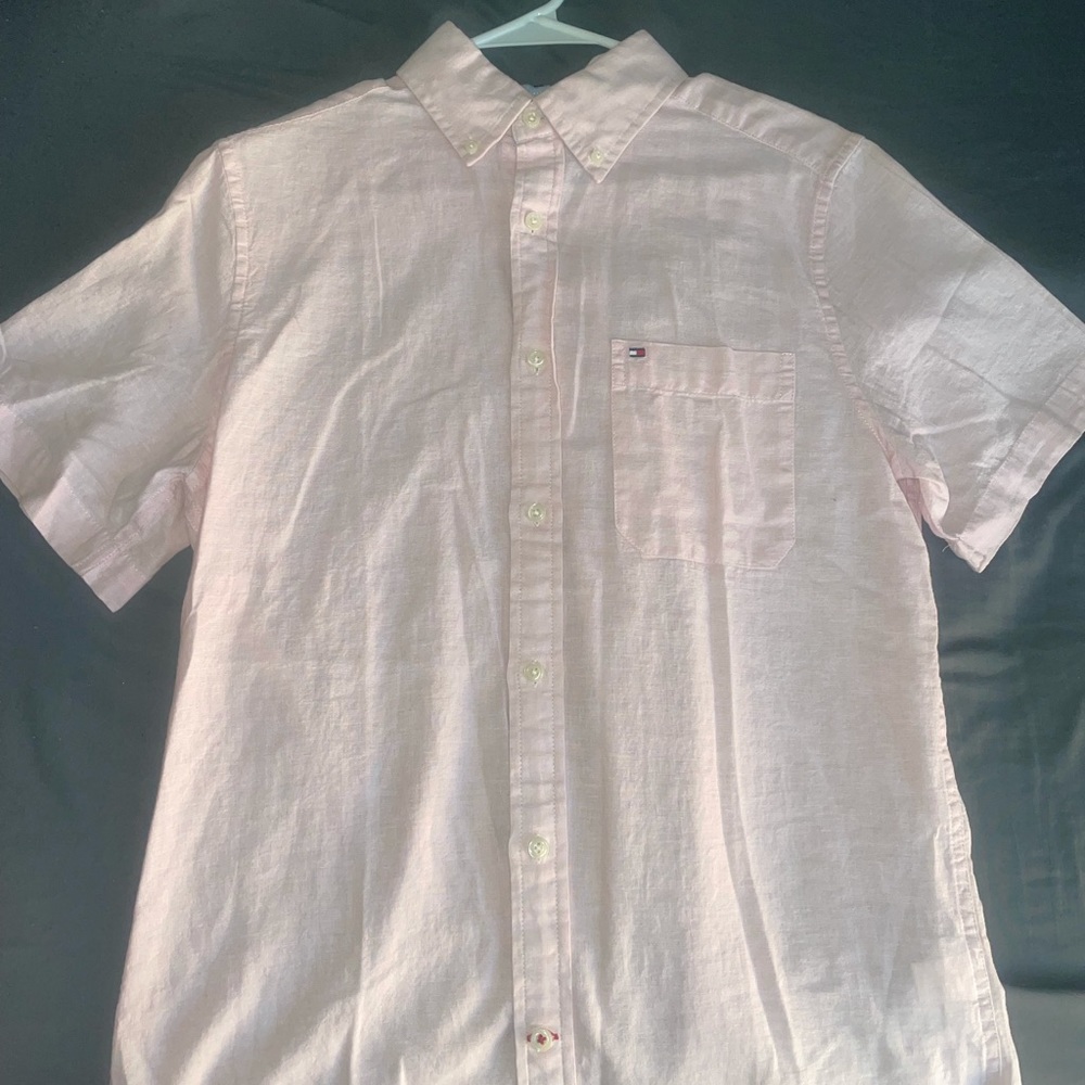 Pink Tommy Hilfiger Button Down